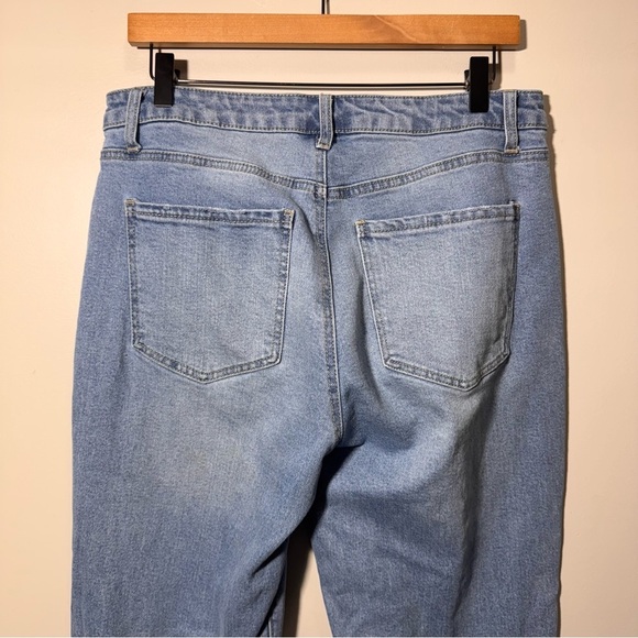 BCBGeneration Mega Cuff Wide Leg Jeans Size 30 Denim Casual - Picture 5 of 11